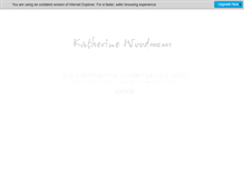 Tablet Screenshot of katherinewood.com